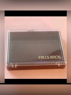 Vintage Plastic Hills Bros Box #7381